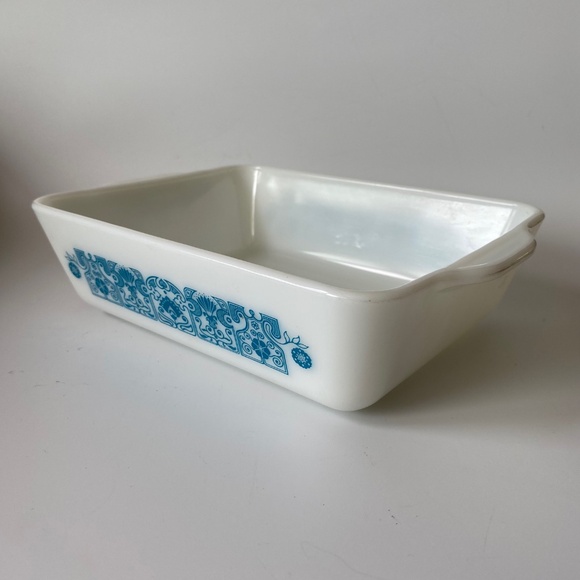 Pyrex Horizon Blue 1-1/2 Quart #503 Refrigerator Dish 1963 Vintage - Picture 4 of 6